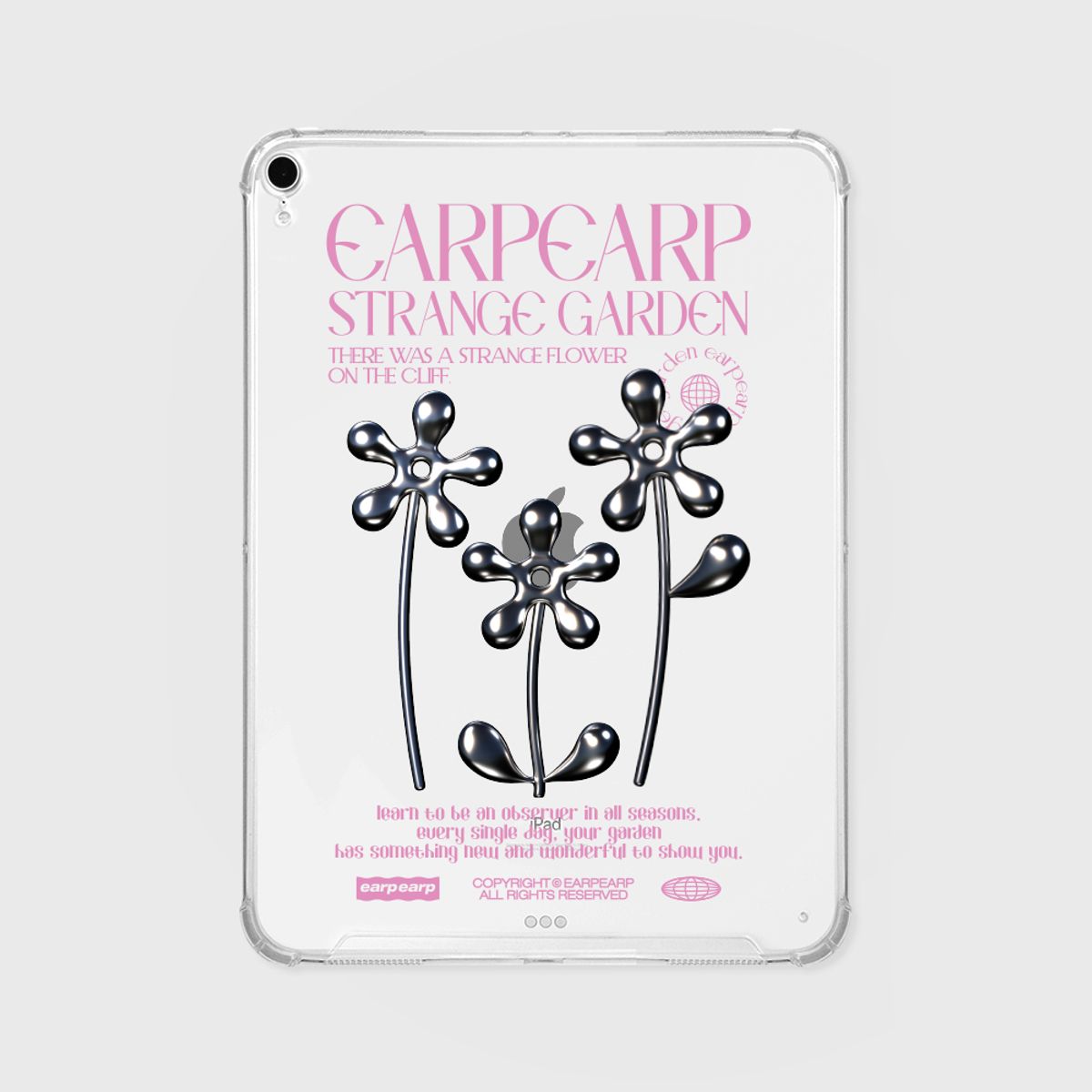 어프어프(EARPEARP) STEEL FLOWER(아이패드-클리어하드)