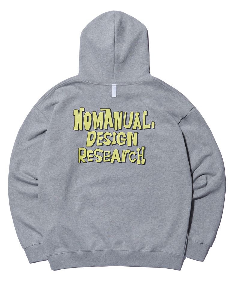 DOODLE LOGO HOODIE - GRAY