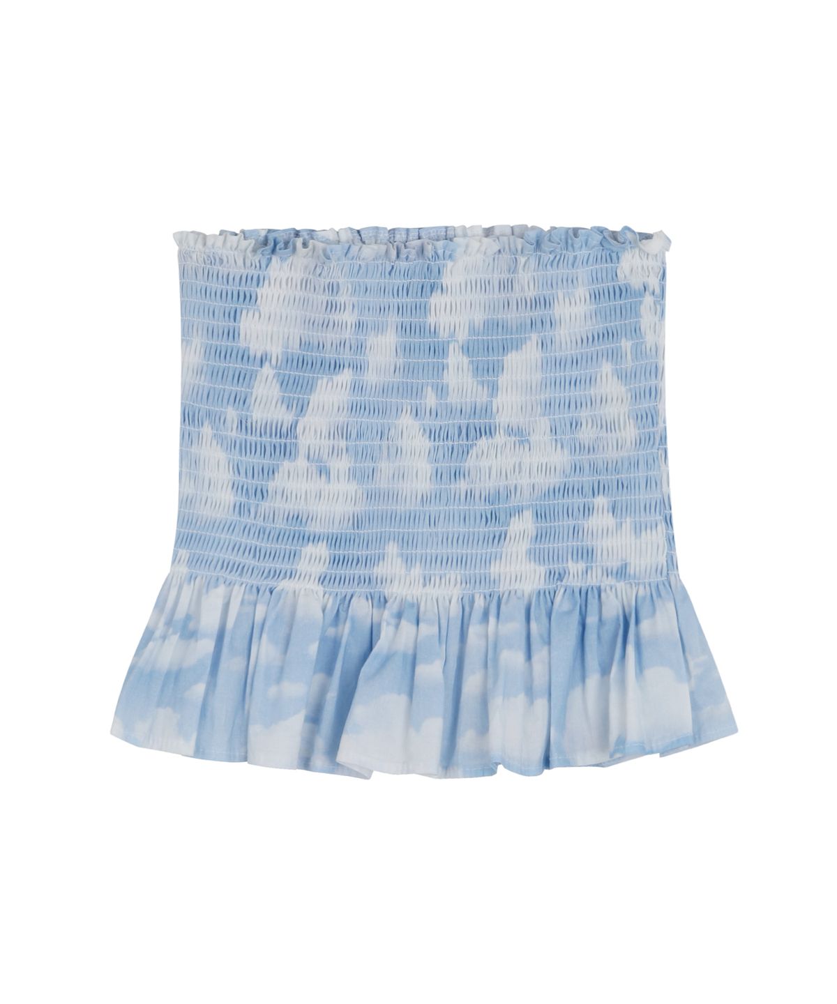 하이스쿨디스코(HIGH SCHOOL DISCO) cloud frill top_sky blue