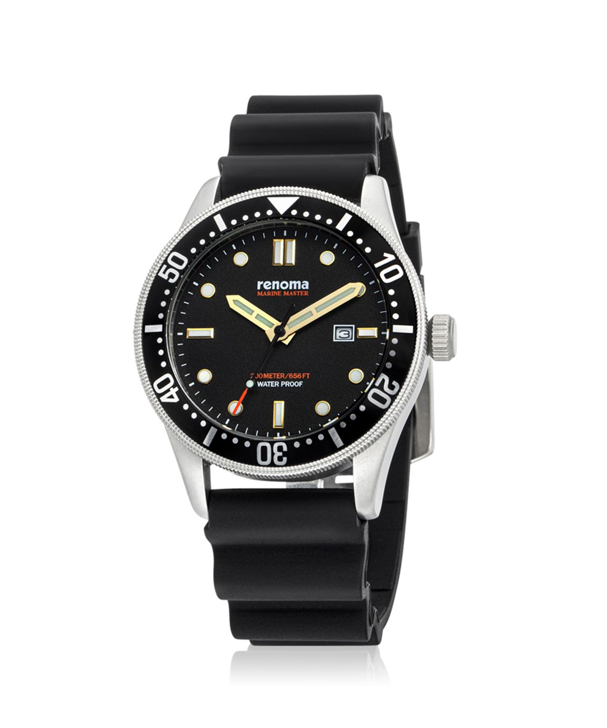 레노마 시계(RENOMA WATCH) 마린마스터 다이버시계  블랙 RE-2101BK