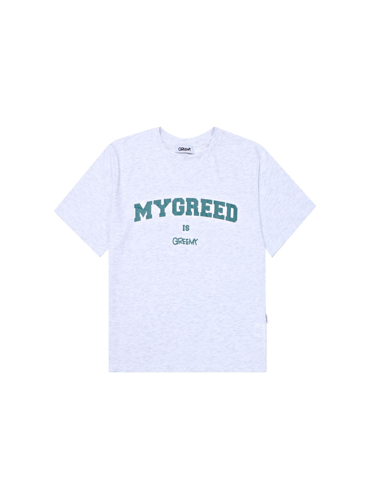 그리미(GREEMY) SIGNATURE T-shirt(MELANGE GREY)
