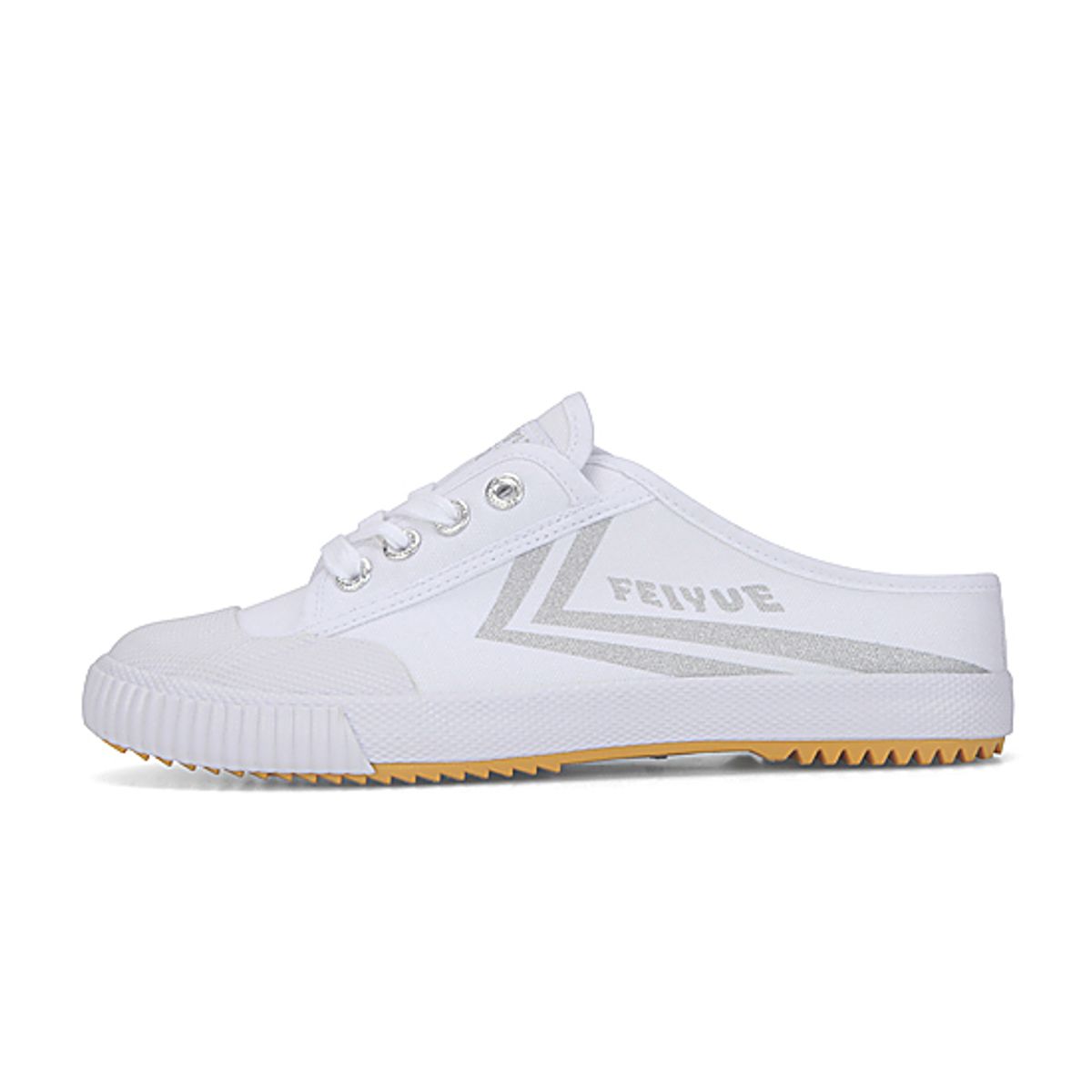 페이유에(FEIYUE) FE LO 1920 MULE/WHITE/SILVER GOLD METALLIC/FU100171