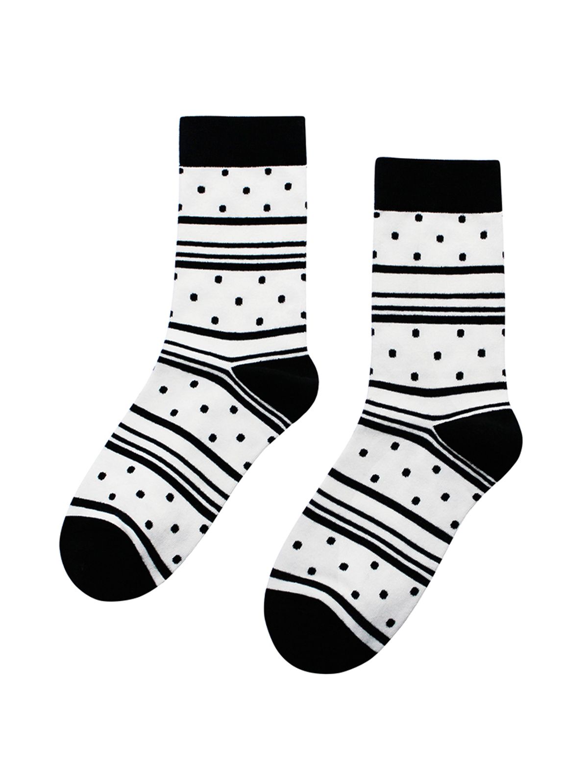 삭스앤드(SOCKSAND) 스트라이프 앤 도트 양말