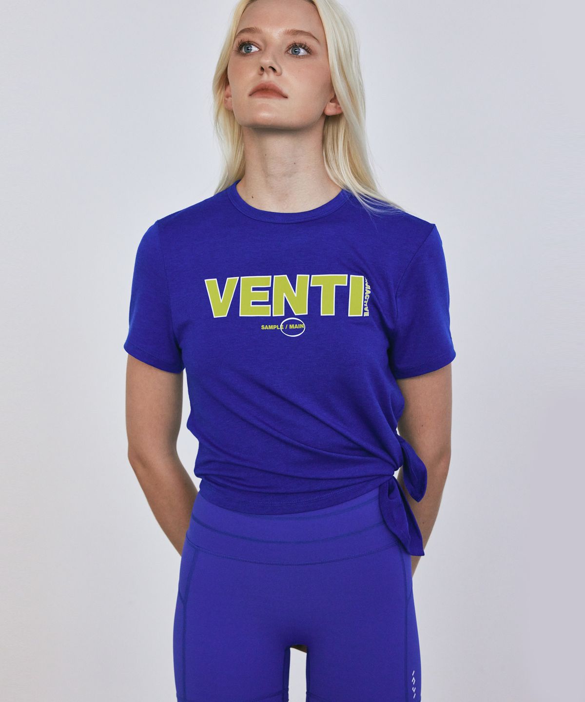 인지액티브(INJIACTIVE) VENTI T-SHIRT 블루