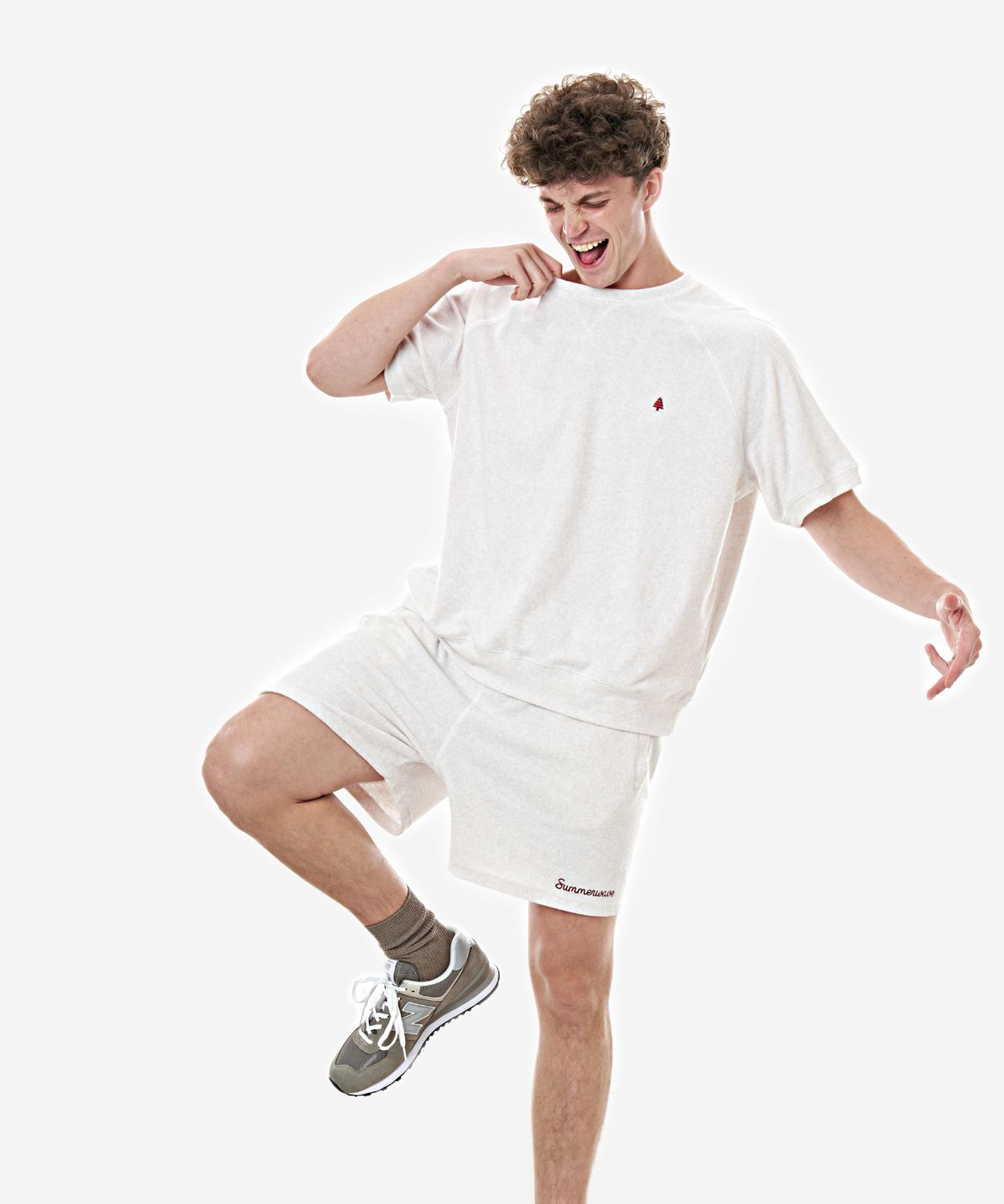 베이크셔츠(BAKESHIRT) 테리 쇼츠 오트밀