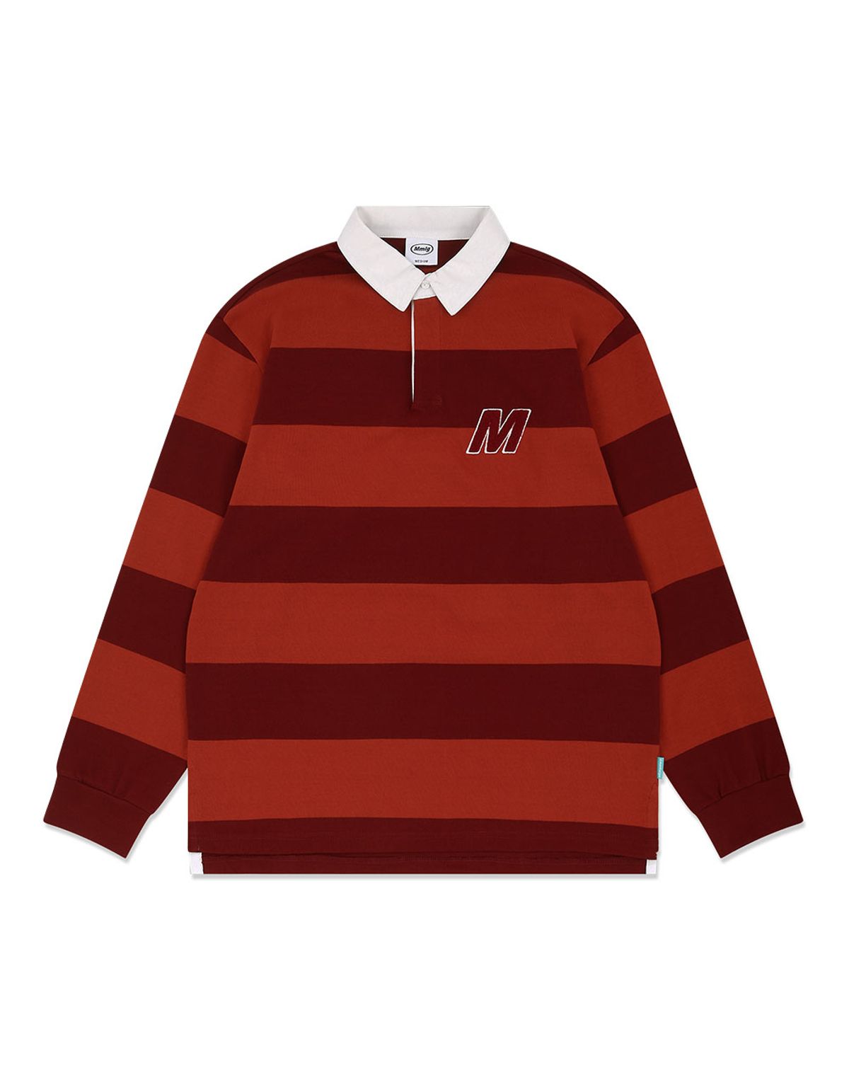 엠엠엘지(MMLG) [Mmlg] M BORDER RUGBY SHIRT (RED)