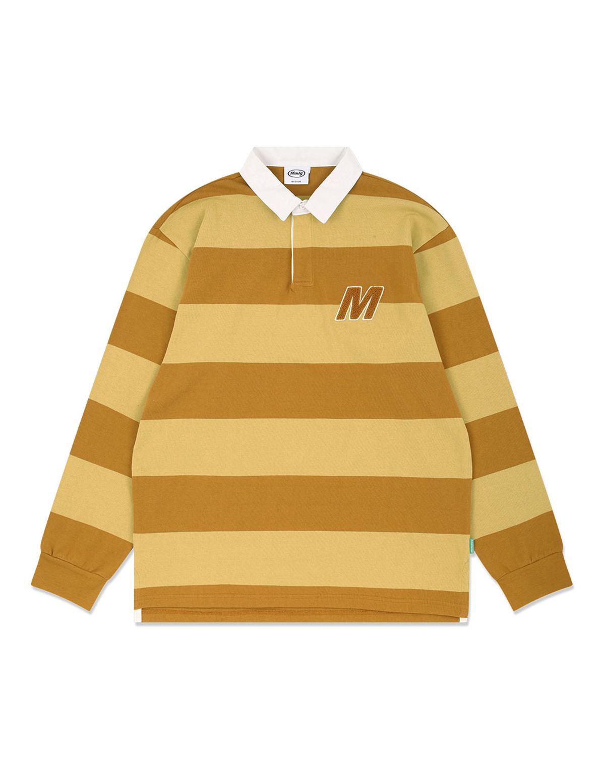 엠엠엘지(MMLG) [Mmlg] M BORDER RUGBY SHIRT (YELLOW)