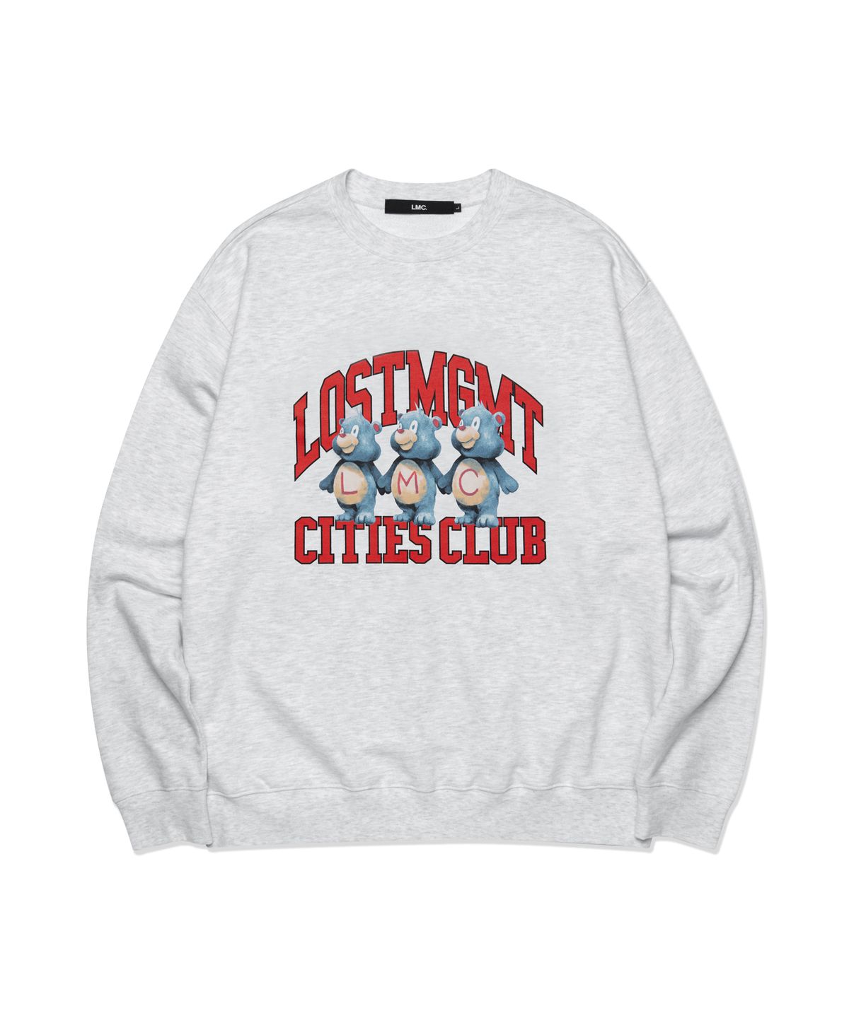 엘엠씨(LMC) LMC BEAR ATHLETIC SWEATSHIRT light heather gray
