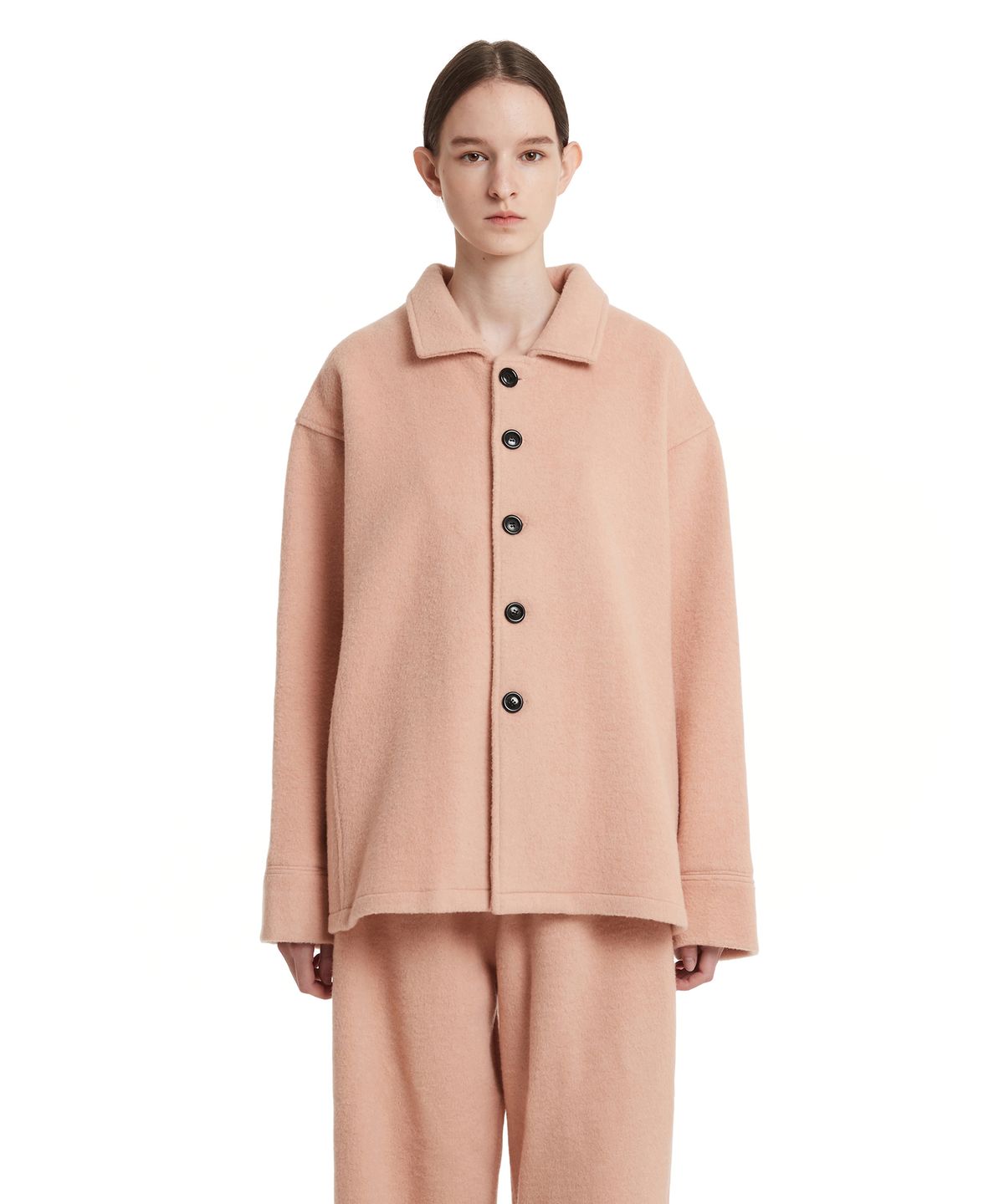 트렁크프로젝트(TRUNK PROJECT) Wool Shirts Jacket_Pink