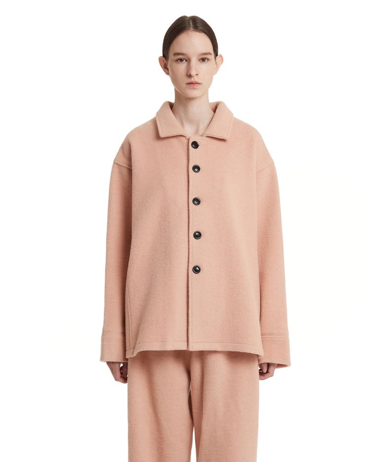 Wool Shirts Jacket_Pink