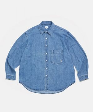 Denim Over Shirt Washed Indigo