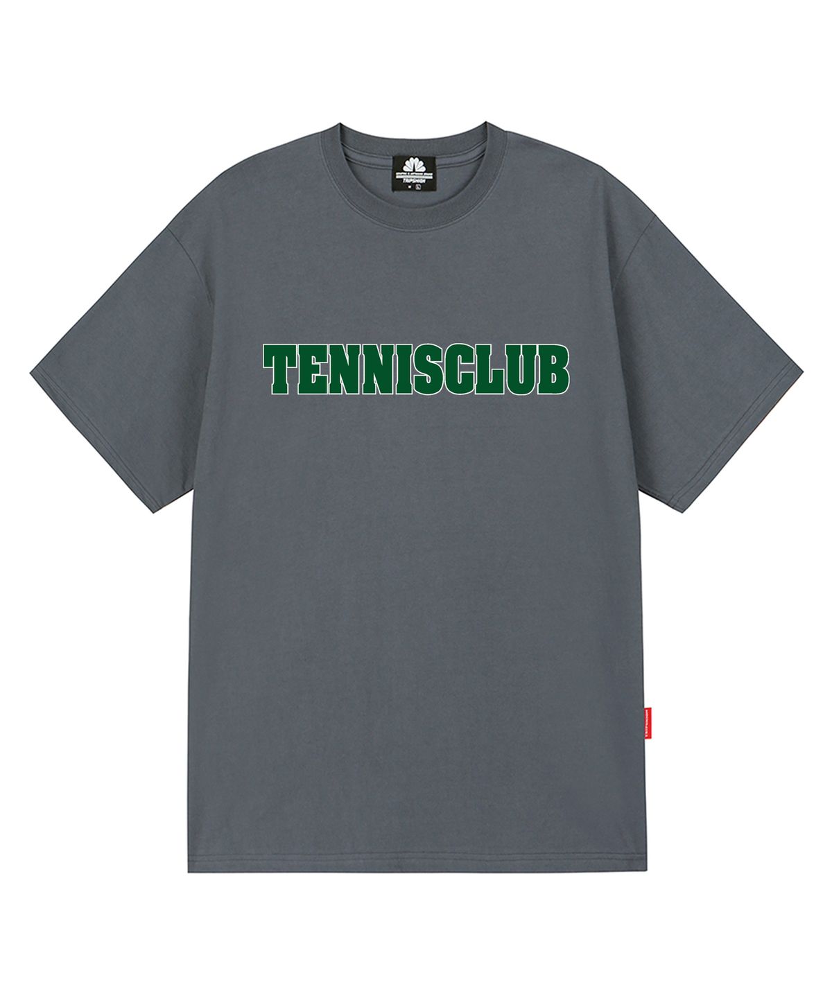 트립션(TRIPSHION) TENNIS CLUB 티셔츠 - 그레이
