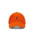 [적립금 5%] 코튼 치노 베이스볼 캡 - 오렌지