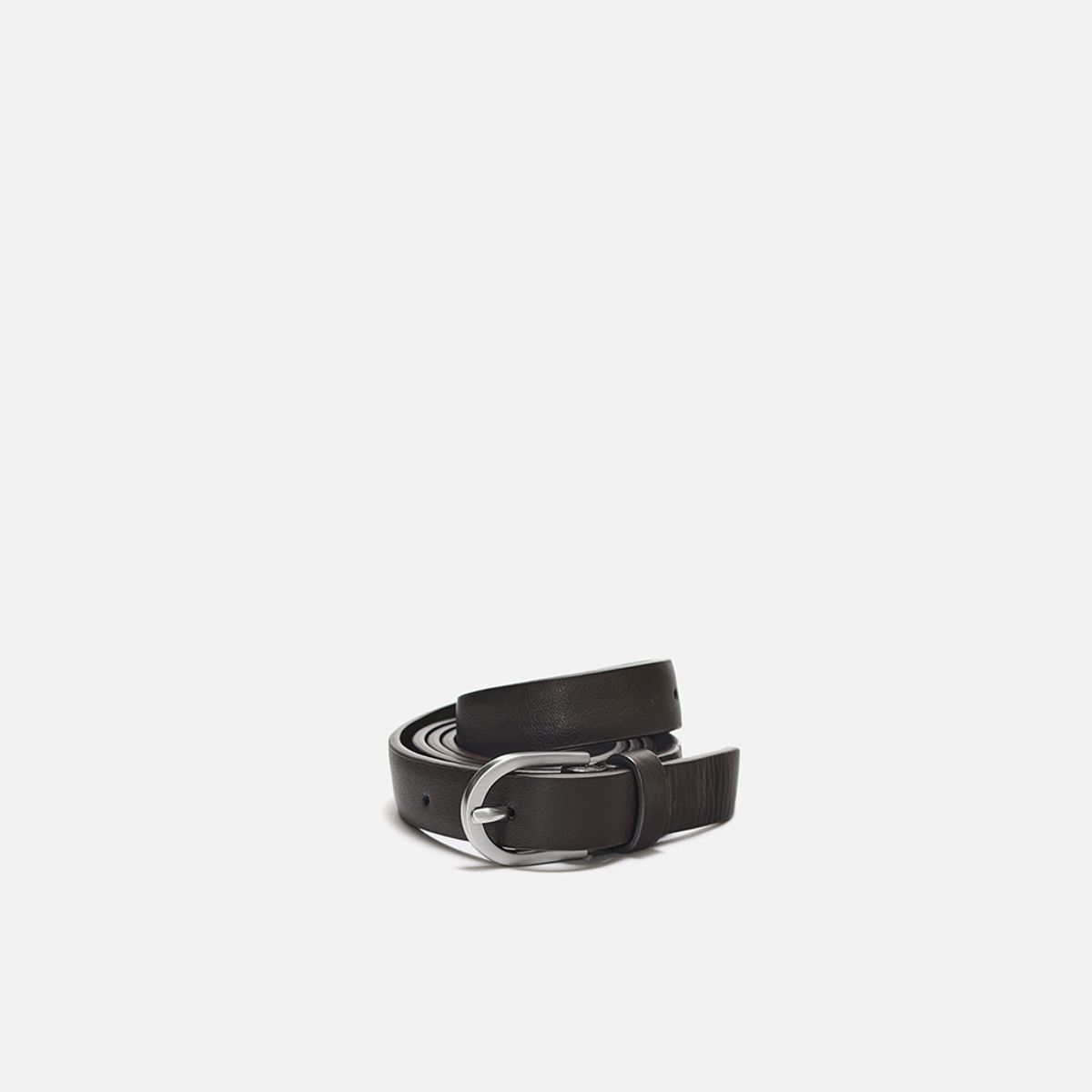 로서울(ROH SEOUL) Small Around belt Umber with Silver buckle