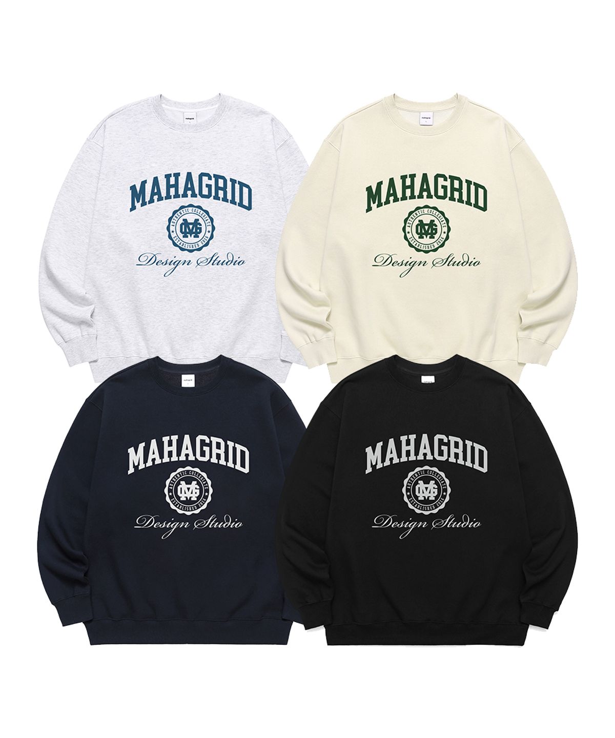 마하그리드(MAHAGRID) AUTHENTIC SWEATSHIRT_4colors