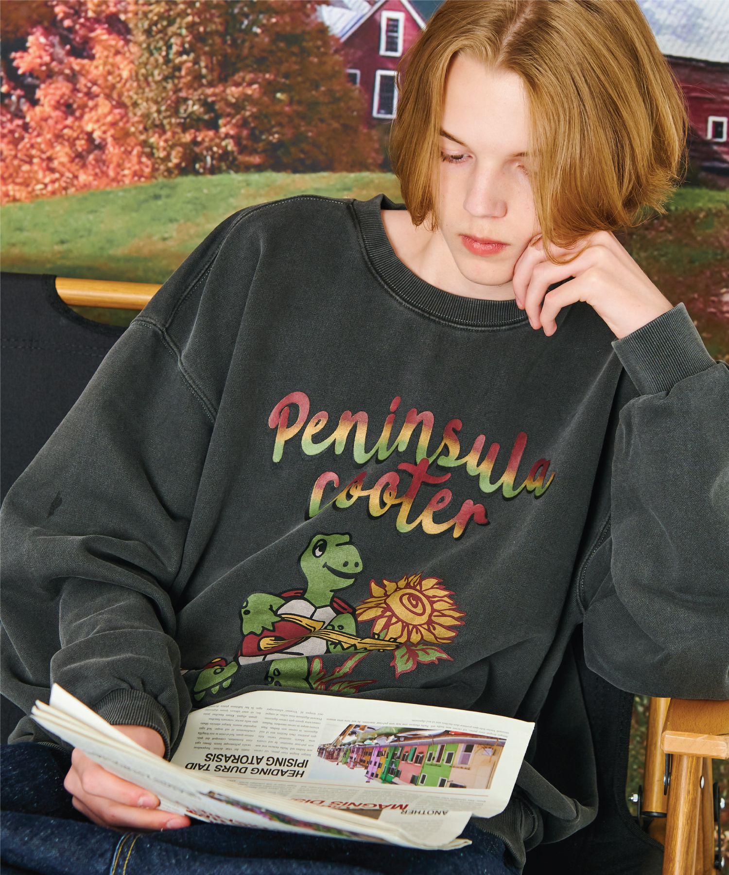 【CPGN STUDIO】Turtle Cooter Pigment Short Sleeve T-shirt MUSINSA | CPGN STUDIO TURTLE COOTER PIGMENT SWEATSHIRT SMOKE