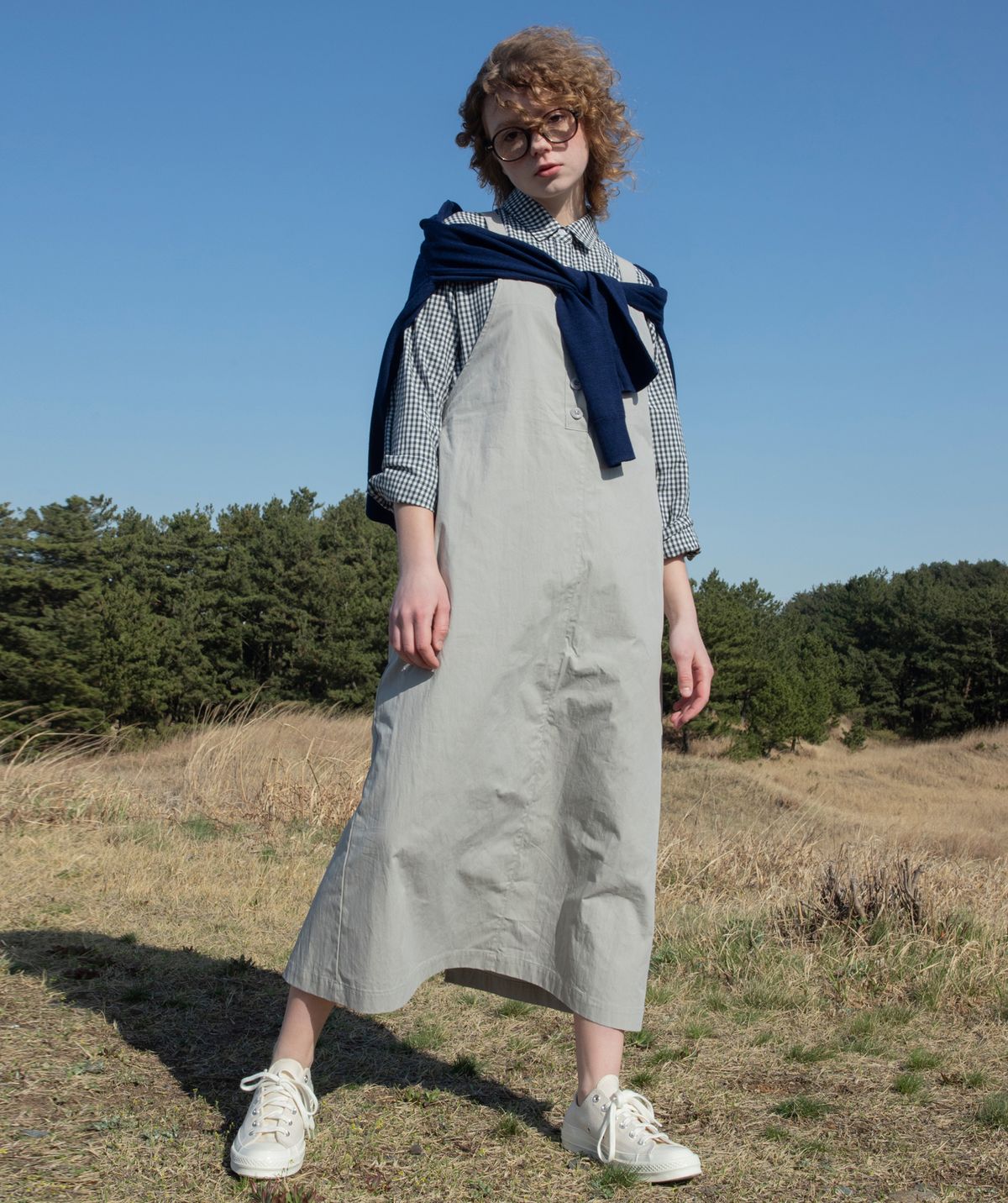 버나드밀즈(BERNARD MILLS) SUSPENDER ONE PIECE - GREY