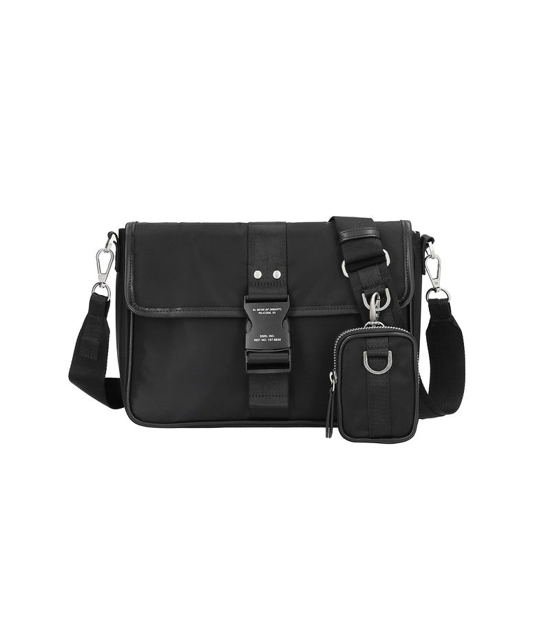 Brevity Flap Buckle Bag / Black