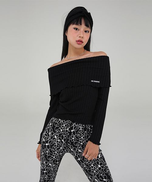 【Uglyshadow】LACE LONG KNIT WARMER