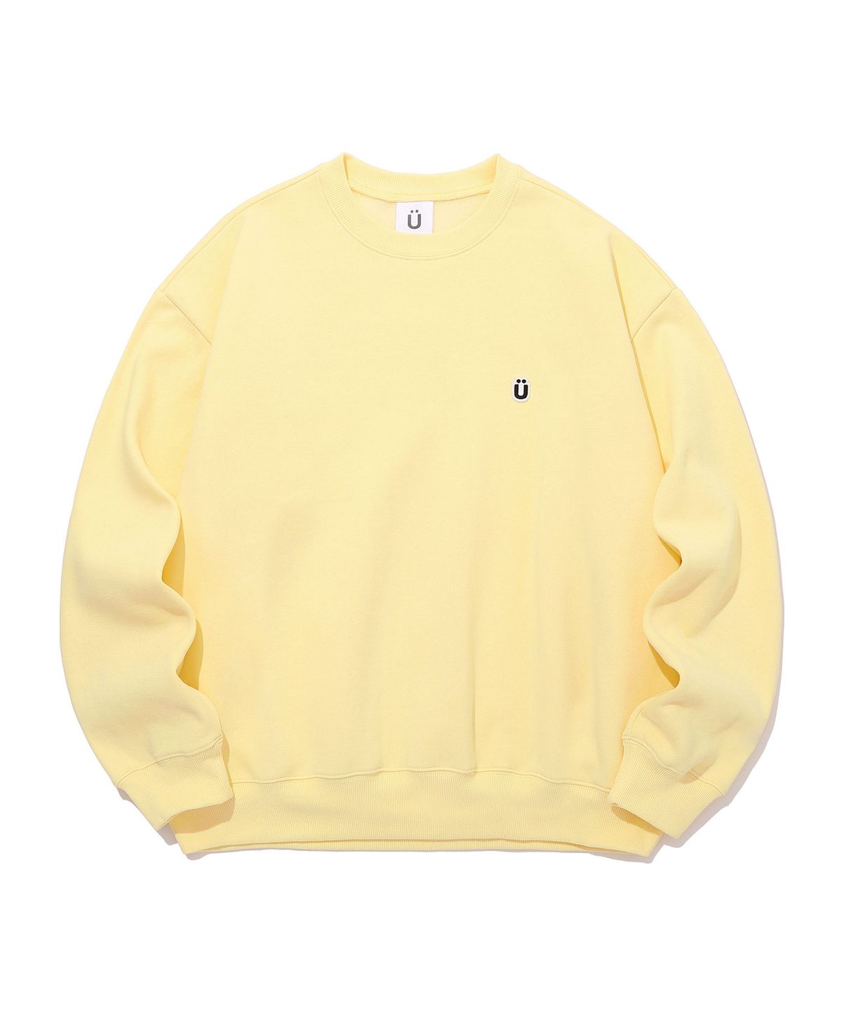 이스트쿤스트(ISTKUNST) U LOGO SWEATSHIRTS_YELLOW(IK2BFMM441A)