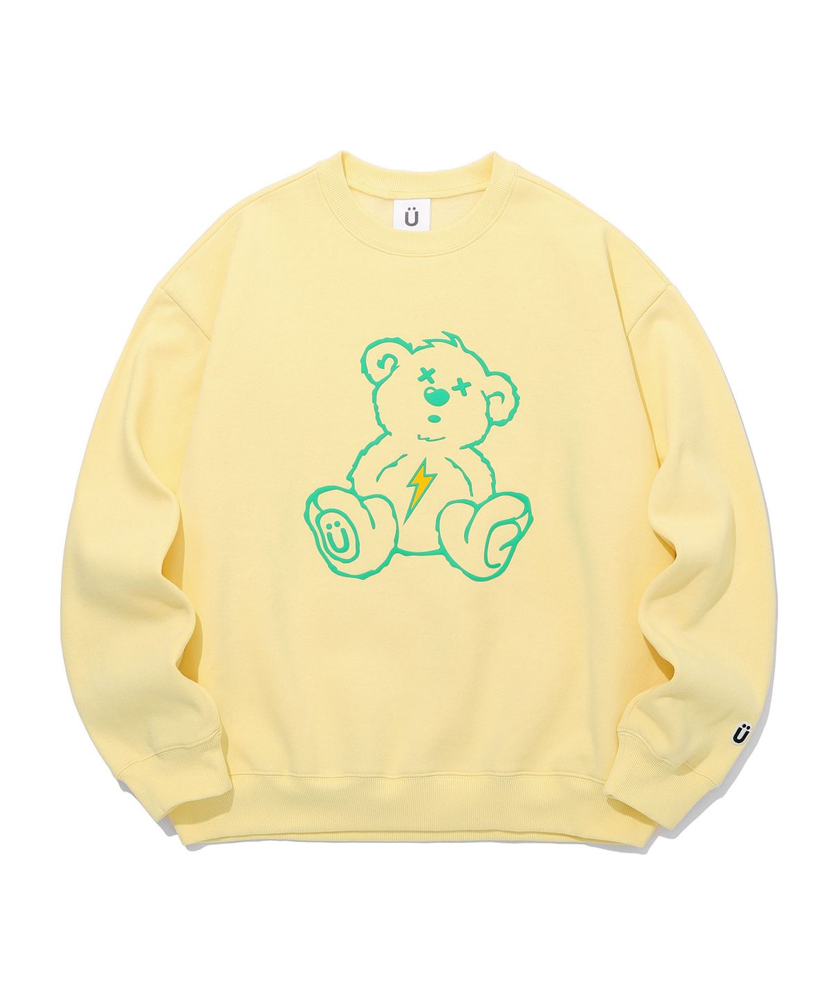 이스트쿤스트(ISTKUNST) THUNDER BEAR SWEATSHIRTS_YELLOW(IK2BFMM455A)