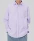 오버사이즈 옥스포드 원포켓 솔리드 셔츠 라벤더