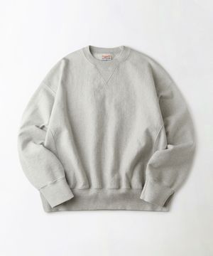 REVERSE HEAVY SWEAT_3%MELANGE GRAY