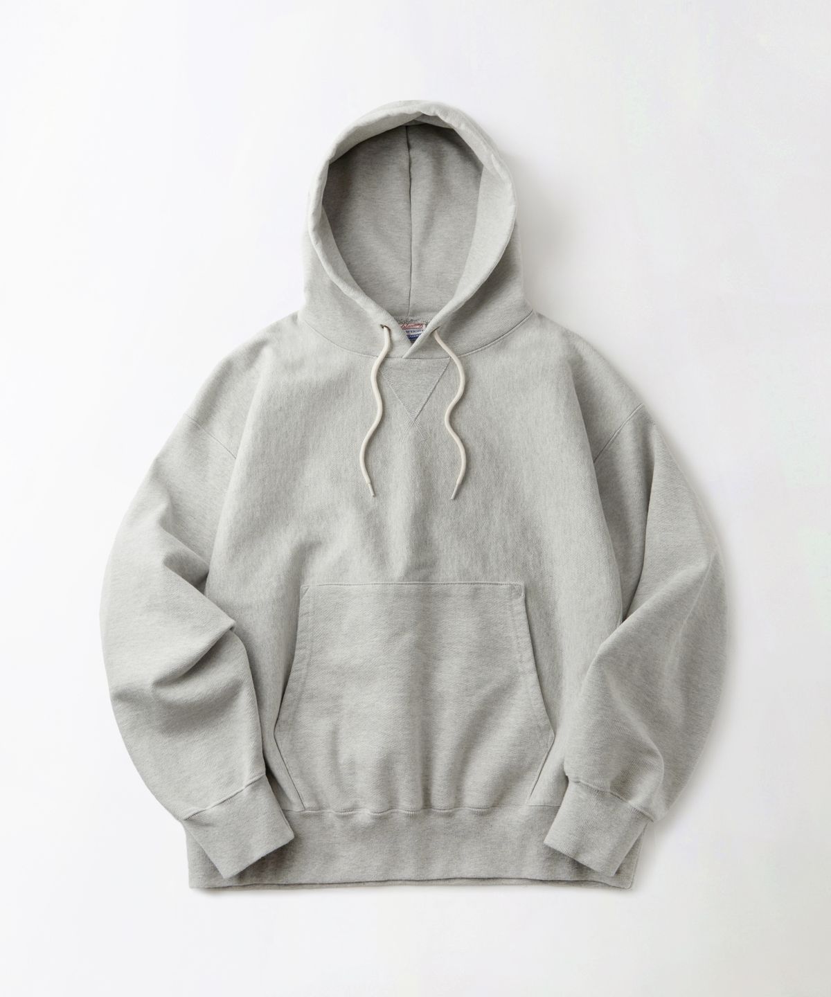 아웃스탠딩(OUTSTANDING) REVERSE HEAVY HOOD SWEAT_3%MELANGE GRAY