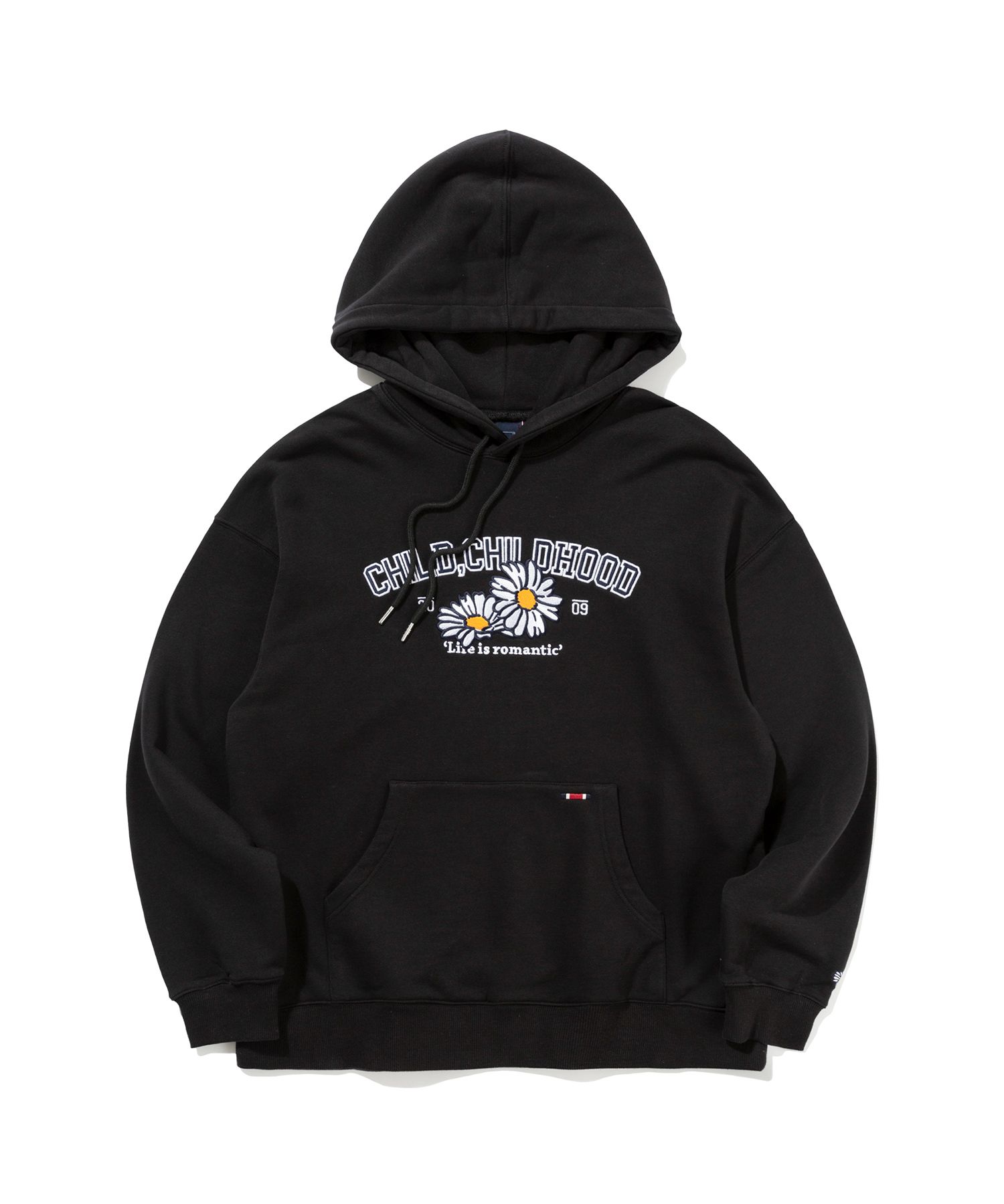 ROMANTIC CROWN★韓国大人気★SHASTA DAISY HOOD 3色 MUSINSA公式 | ROMANTIC CROWN SHASTA DAISY HOODED_BLACK