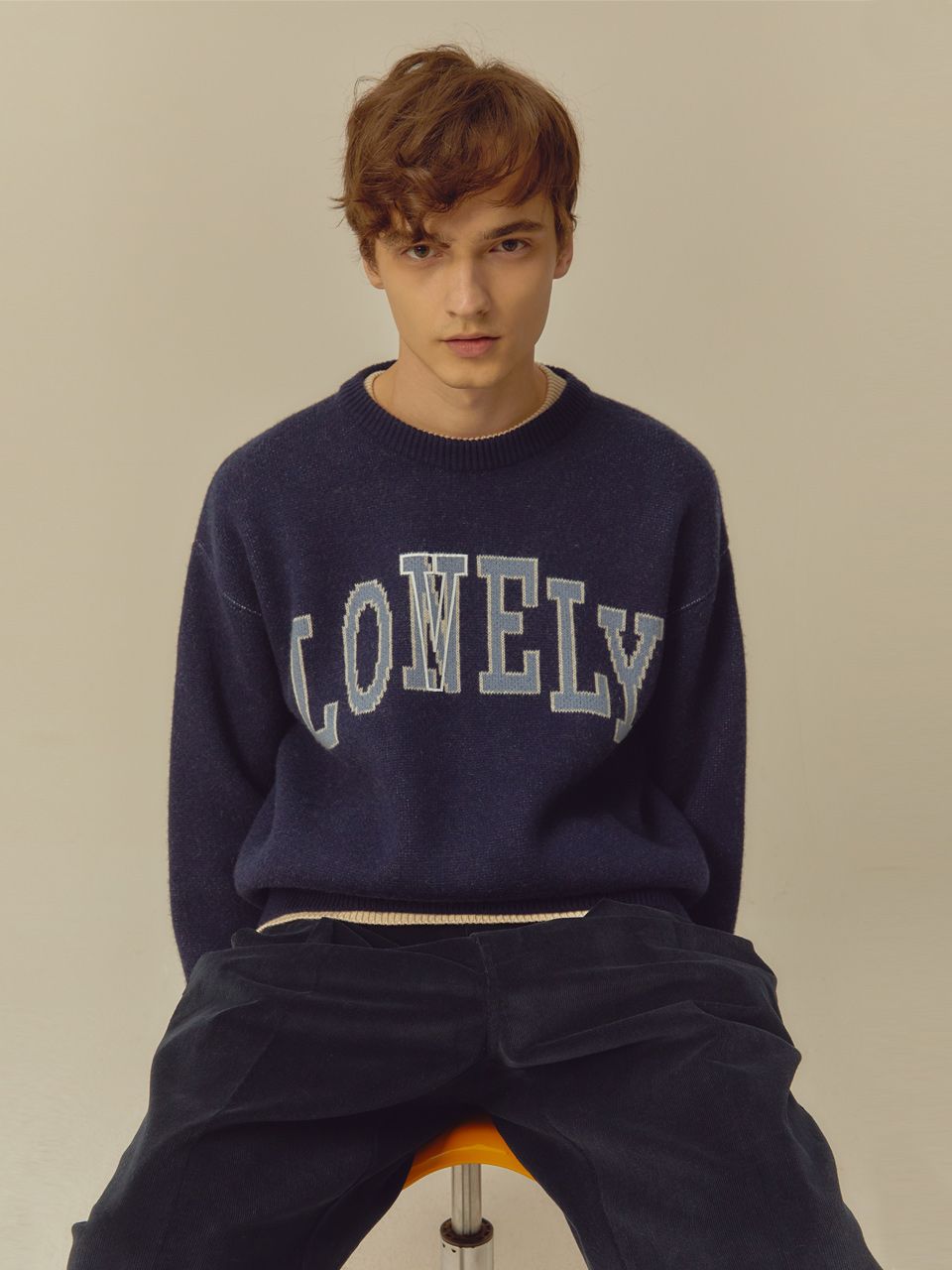【NOHANT】LONELY/LOVELY CASHMERE KNIT SWEATER MUSINSA | NOHANT LONELY/LOVELY CASHMERE KNIT SWEATER NAVY