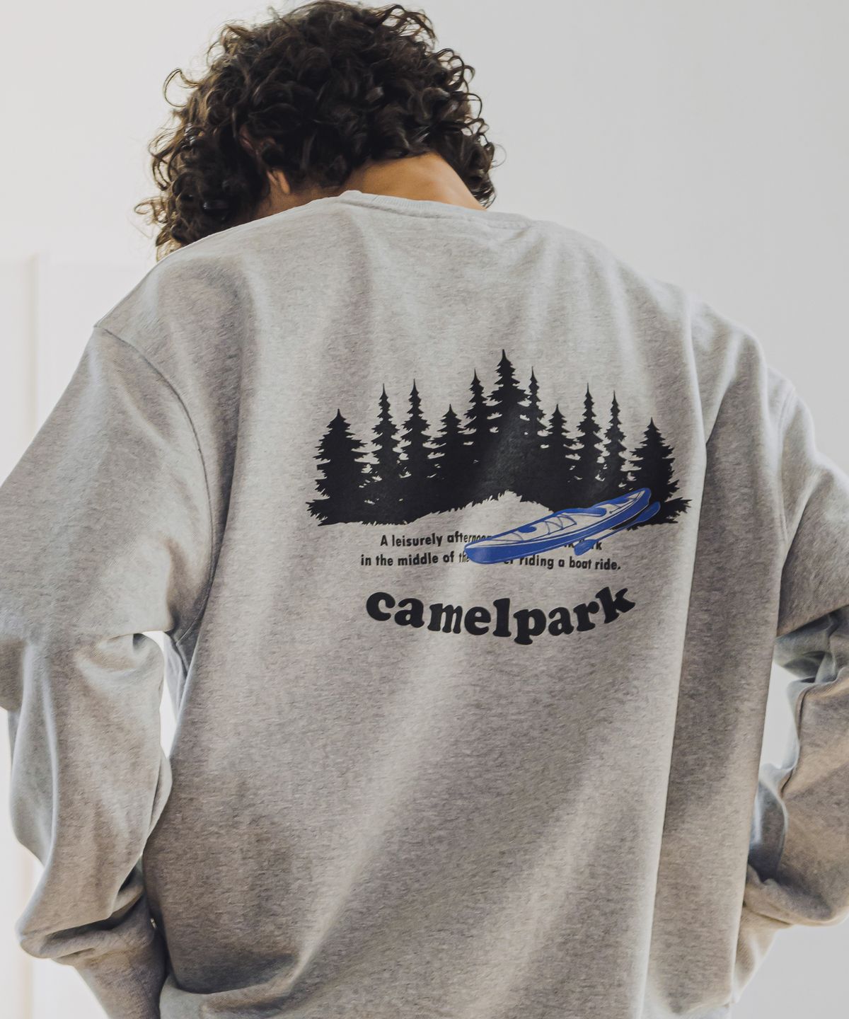 카멜워크(CAMEL WORK) 카멜 파크 스웨트셔츠(그레이)