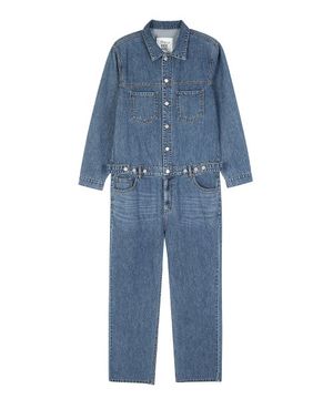 PLG 데님 점프수트(Blue)