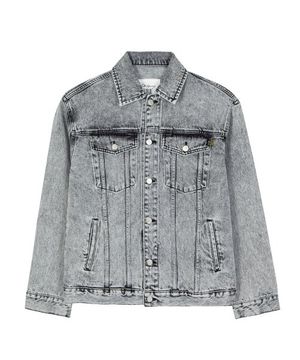 블랙 스노우 데님 자켓