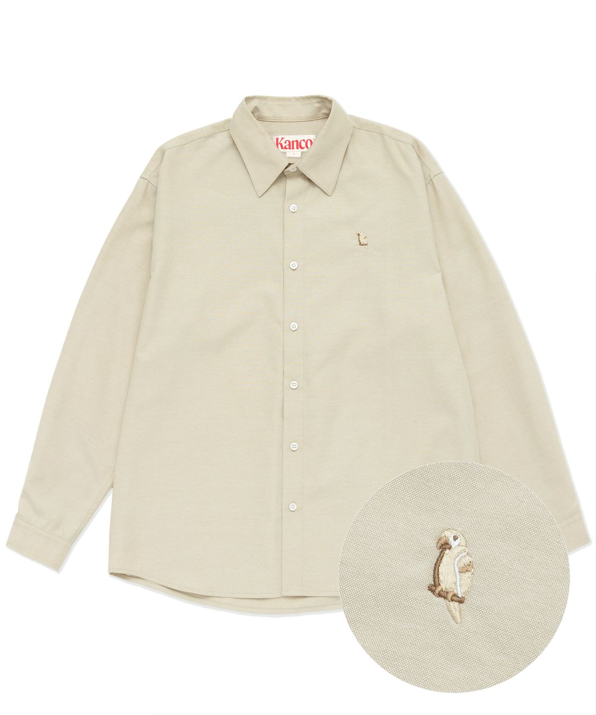 칸코(KANCO) KANCO FULL LOGO SHIRT oatmeal - 사이즈 & 후기 | 무신사