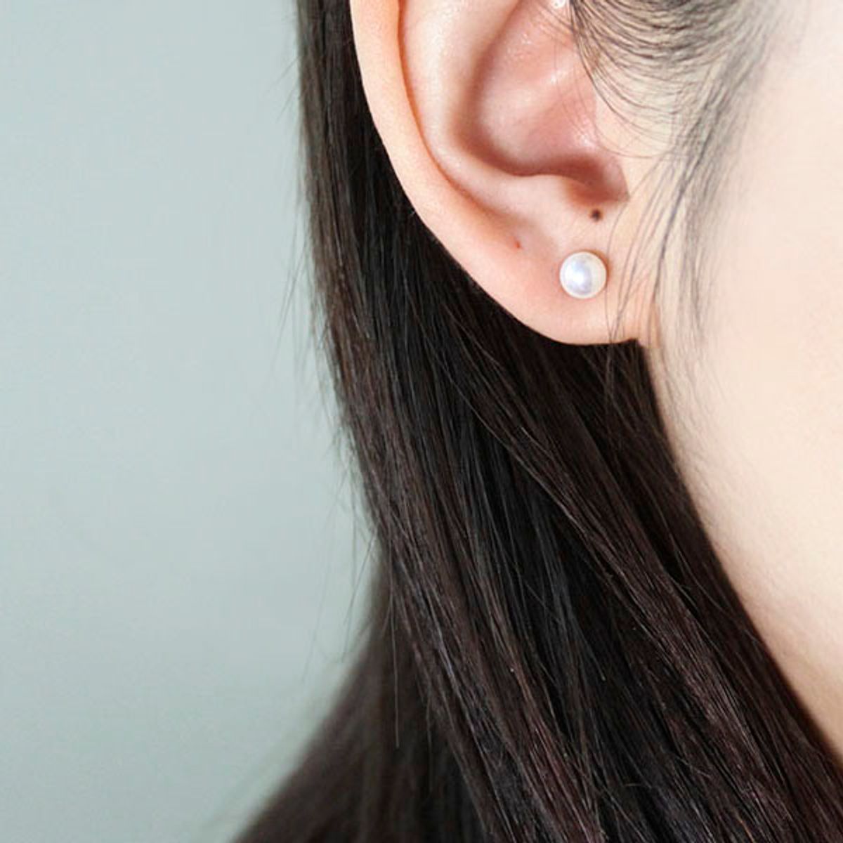 디유아모르(DIEUAMOUR) 14k 귀걸이 진주 이어링 7mm