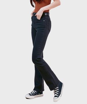 카페인블랙 데님 부츠컷