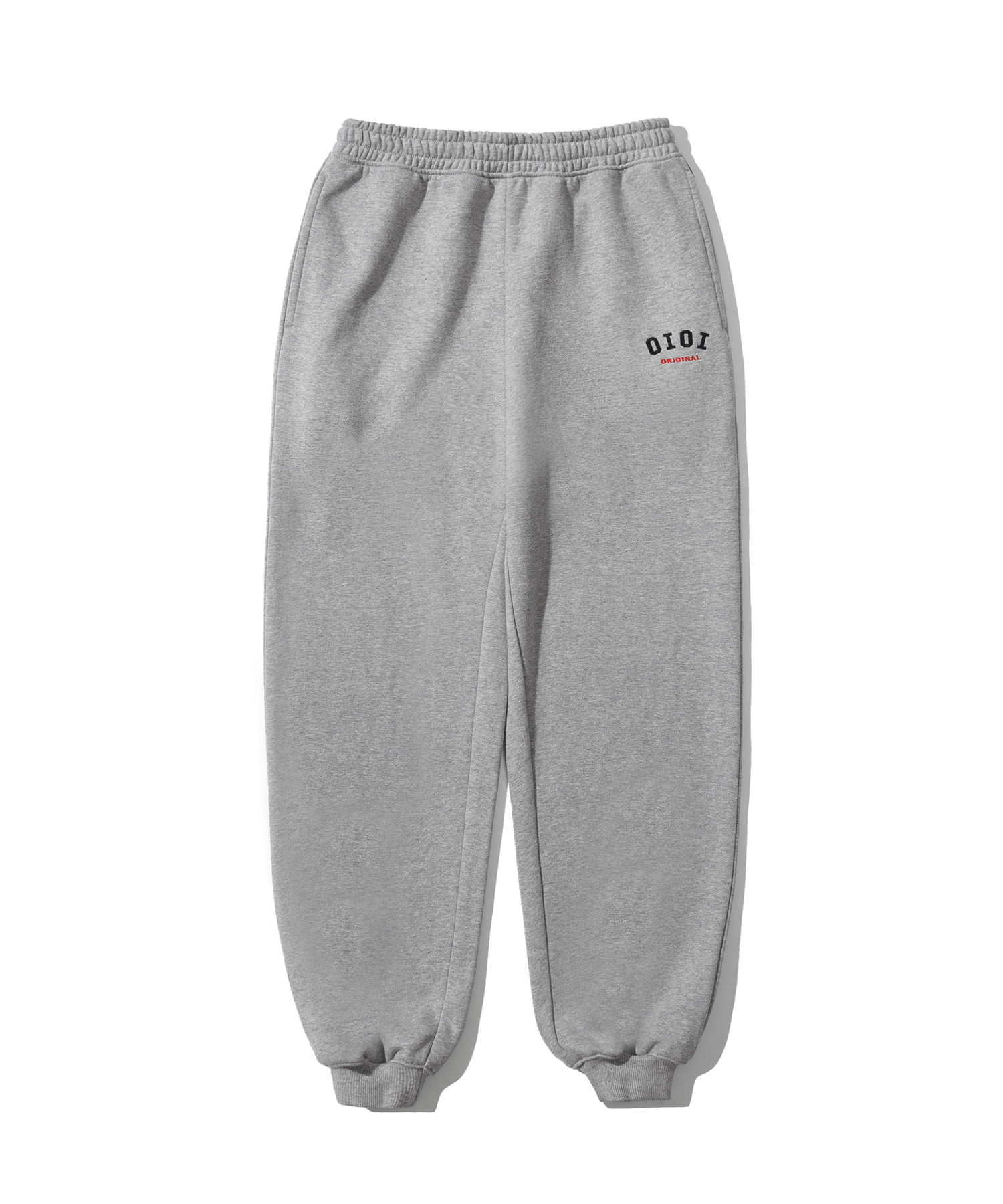 MUSINSA | OIOICOLLECTION BASIC LOGO SWEATPANTS [GREY]
