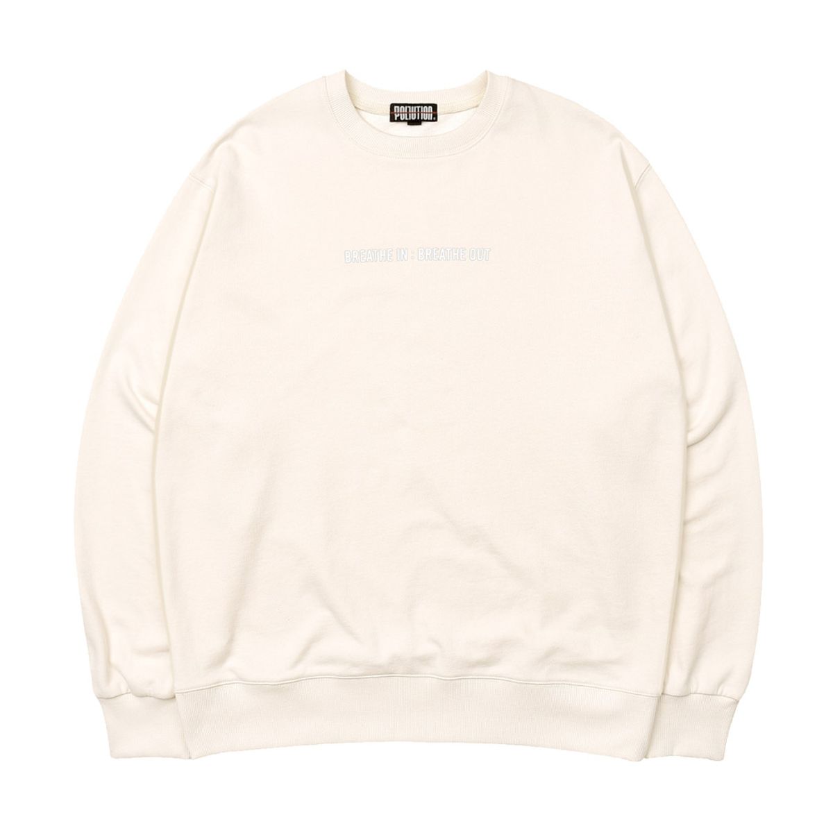 폴루션(POLLUTION) FRONT BREATHE SWEAT SHIRT