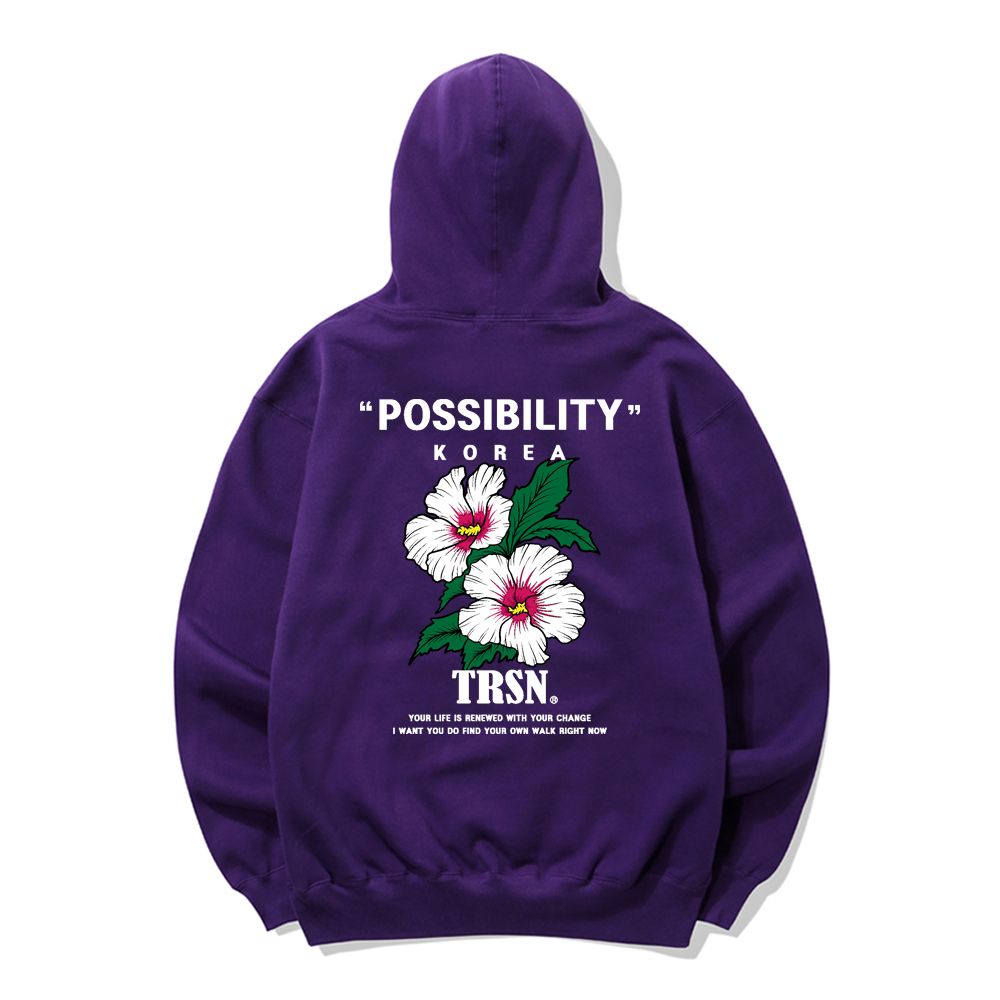 TRIPSHION MUGUNGHWA LOGO フーディー 9colors Amazon.com: Mugunghwa the national flower of South Korea Zip