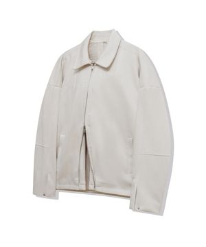 86-IRO097 [리뉴얼] 크루얼티프리 알파 스웨이드 자켓 아이보리