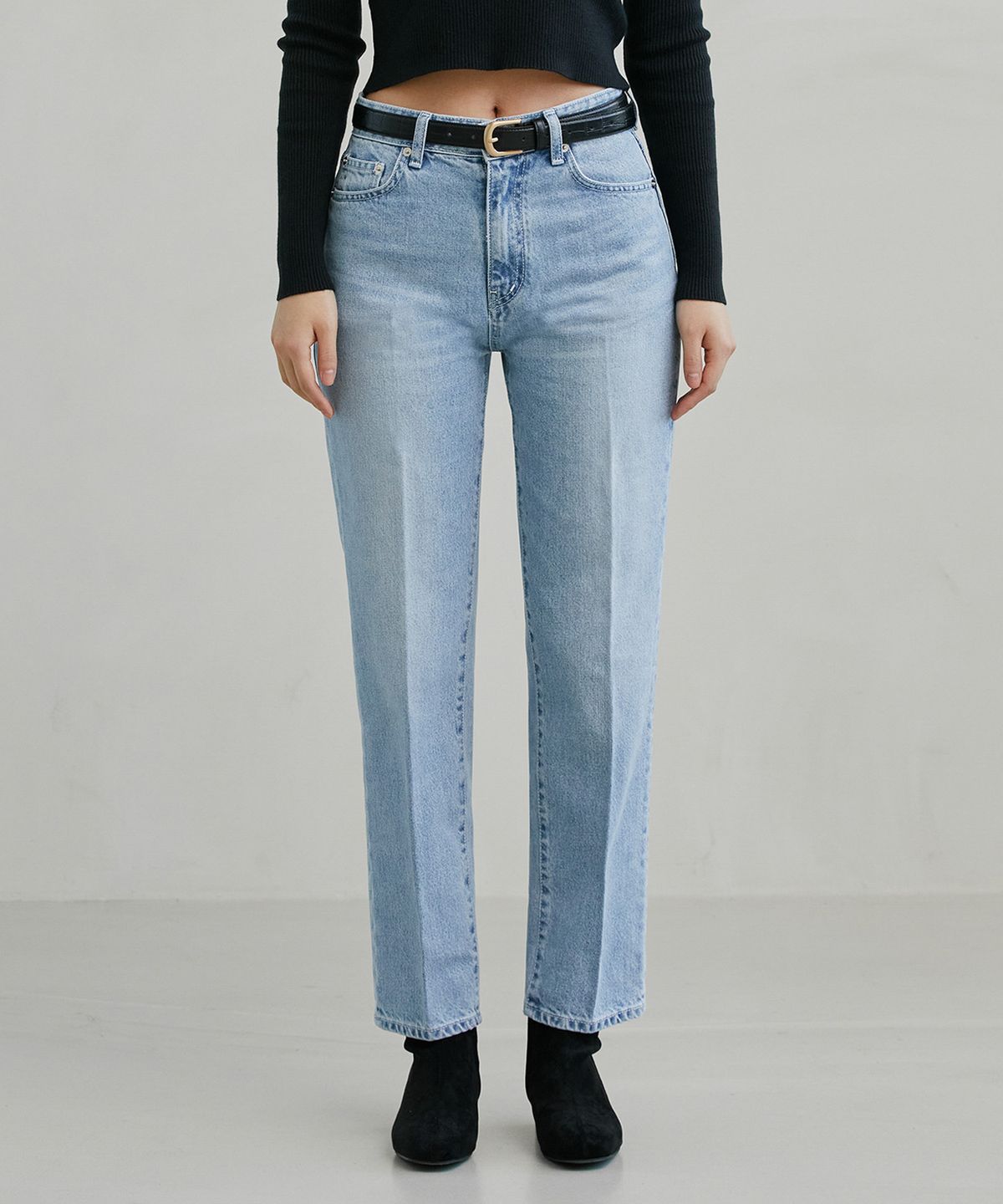 브랜디드(BRANDED) [WOMAN] 101 SOPHIE JEANS [CROP STRAIGHT]