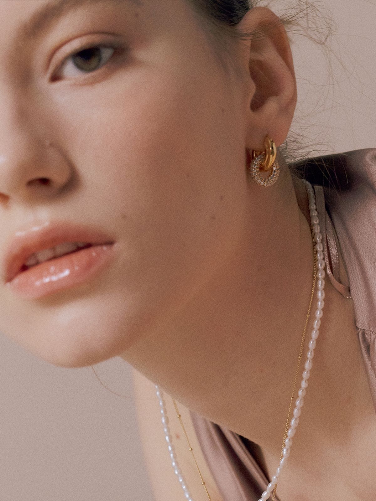 원이너프(ONE ENOUGH) Shine Pourin Earring