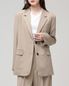 우먼즈 오버사이즈 블레이저 [베이지]