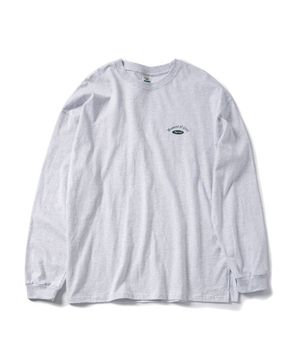 시그니처 로고 클래식 긴팔티-라이트그레이