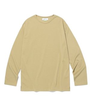 유니섹스 에센셜 롱 슬리브 티셔츠 머스타드
