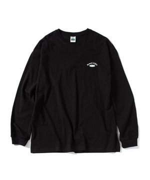 시그니처 로고 클래식 긴팔티-블랙