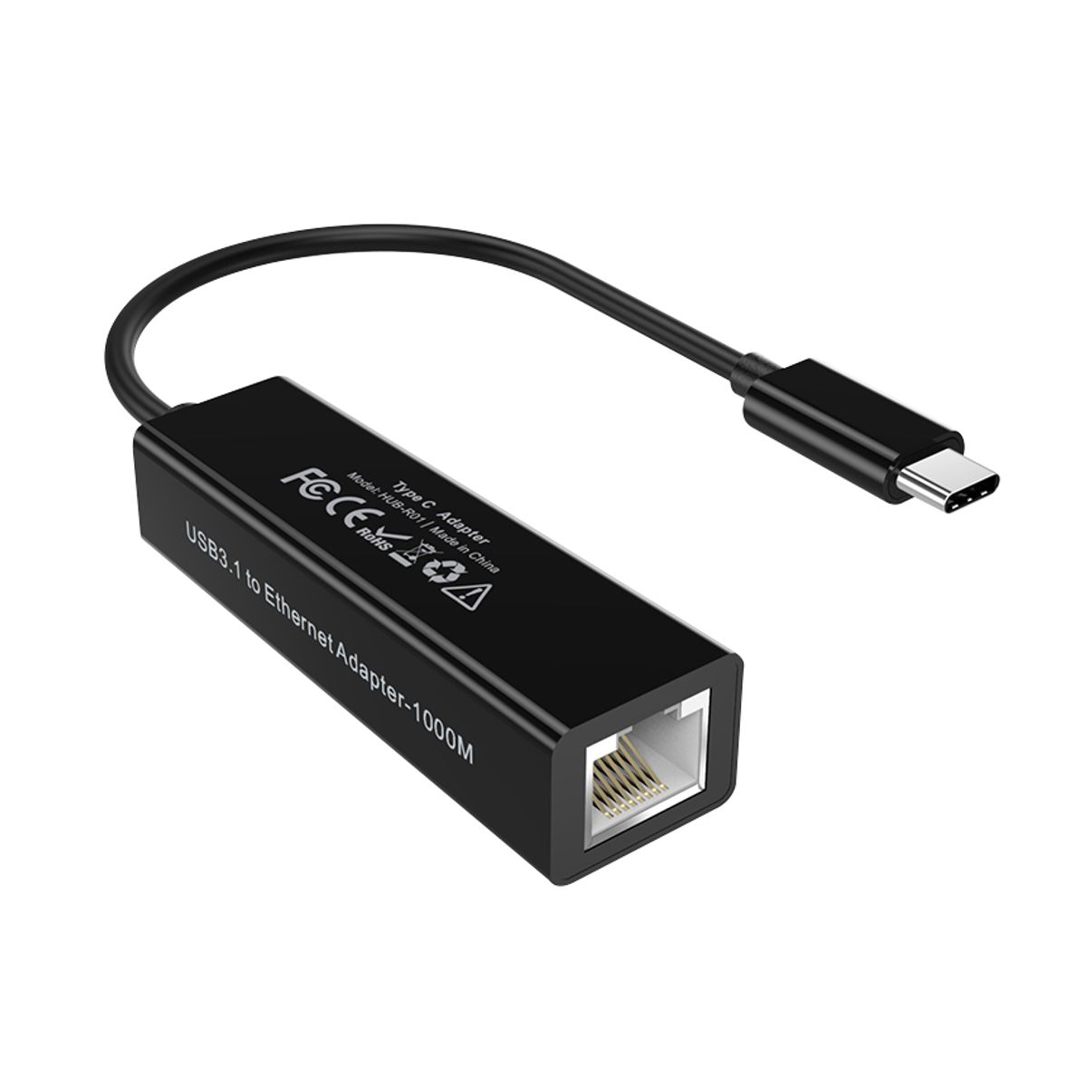 초텍(CHOETECH) C타입 to RJ45 어댑터 HUB-R01-BK