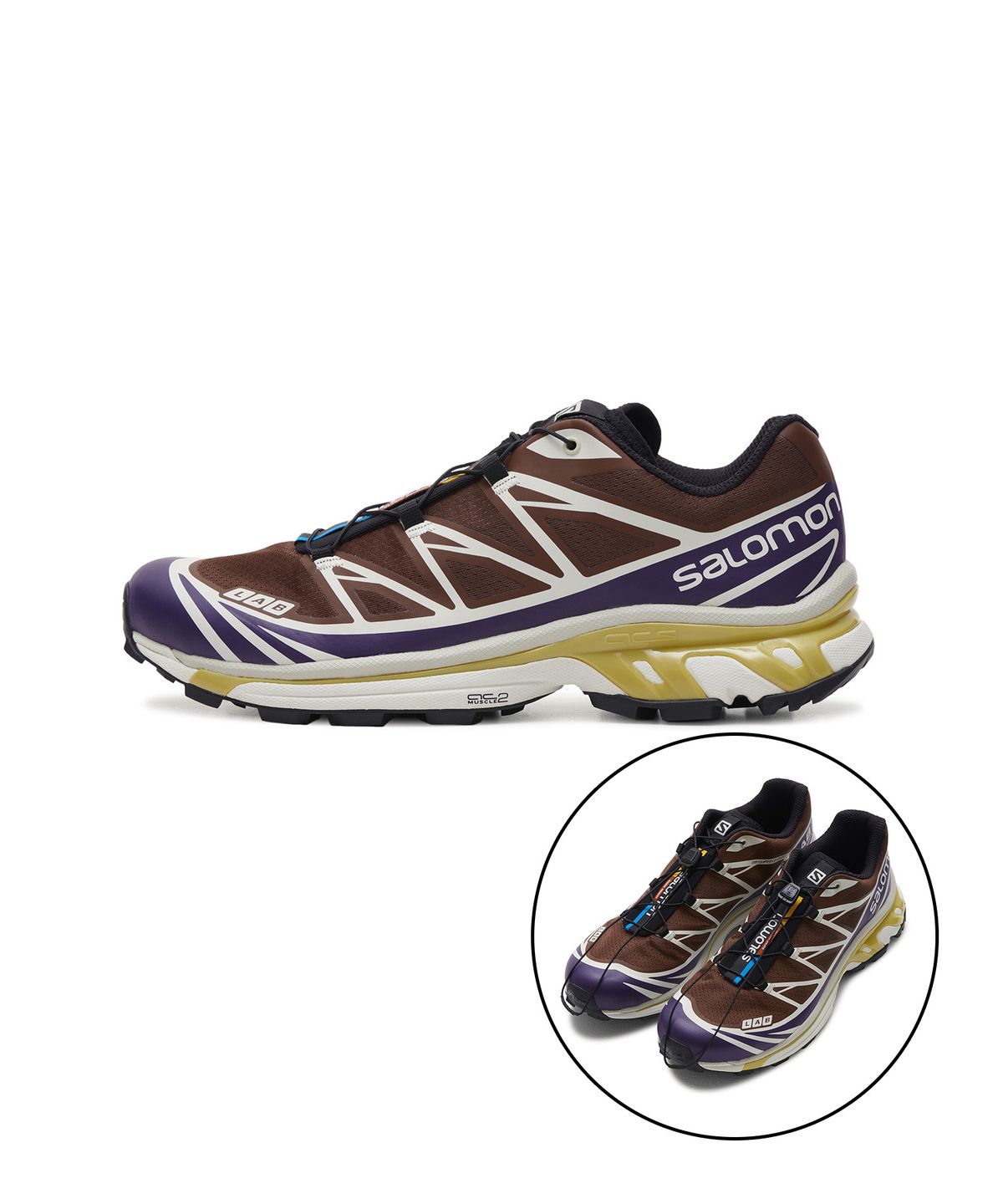 살로몬(SALOMON) XT-6 - 블랙:그레이프:초콜렛 퐁당 / L41454700