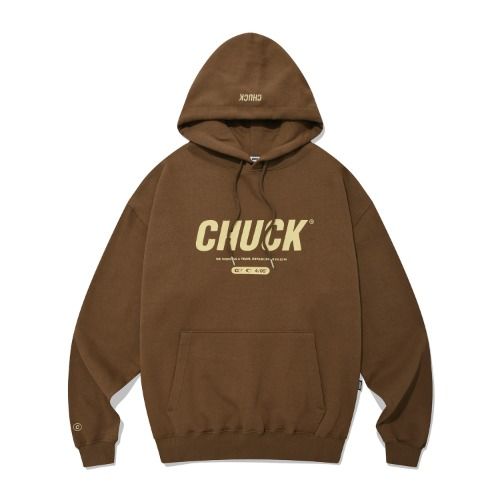 ☆韓国☆［MUCENT］SIGNATURE BASIC LOGO HOOD T 6C 2size MUSINSA | CHUCK Chuck Signature Logo Hoodie (Brown)