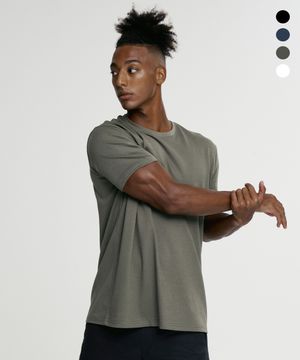 베이직 세미 오버핏 무지 티셔츠